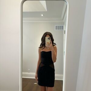 Urban Behavior Black Strapless Dress